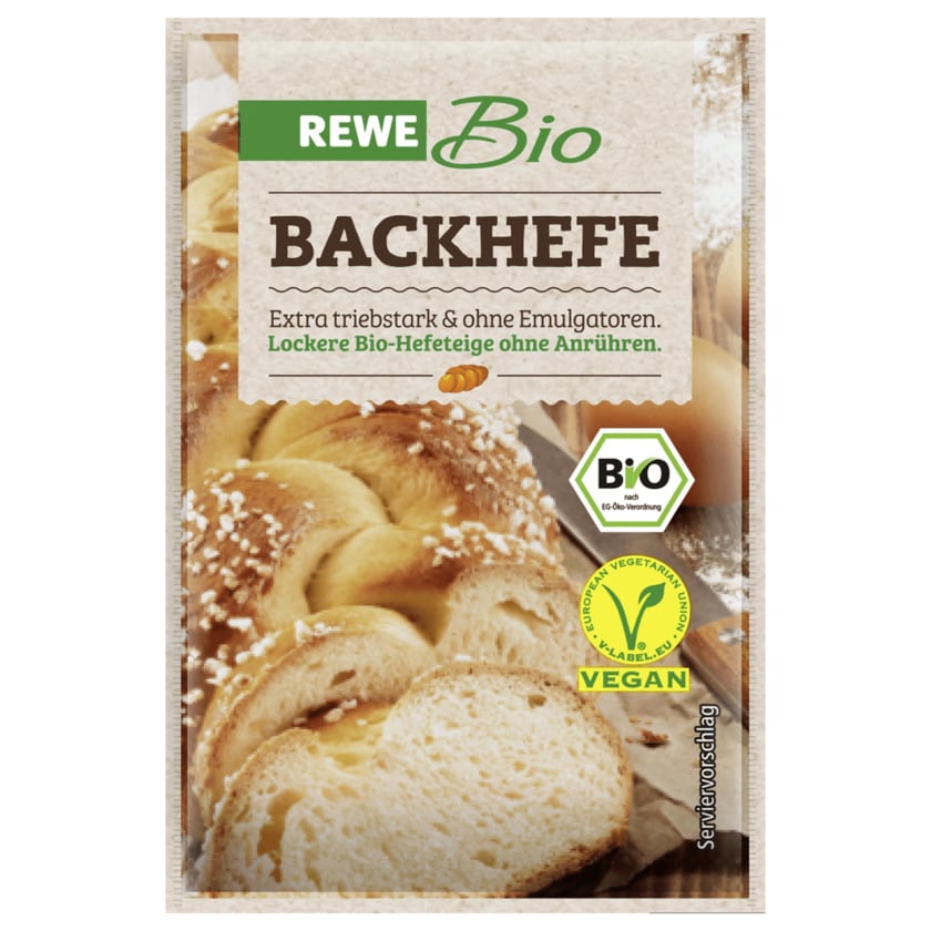 REWE Bio Backhefe 3X9g
